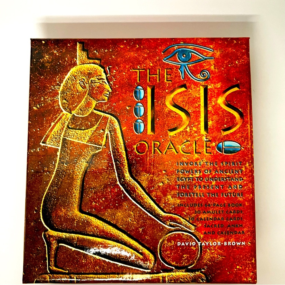 The Isis Oracle Divination Box Set Cards Book Amulet Never Used
